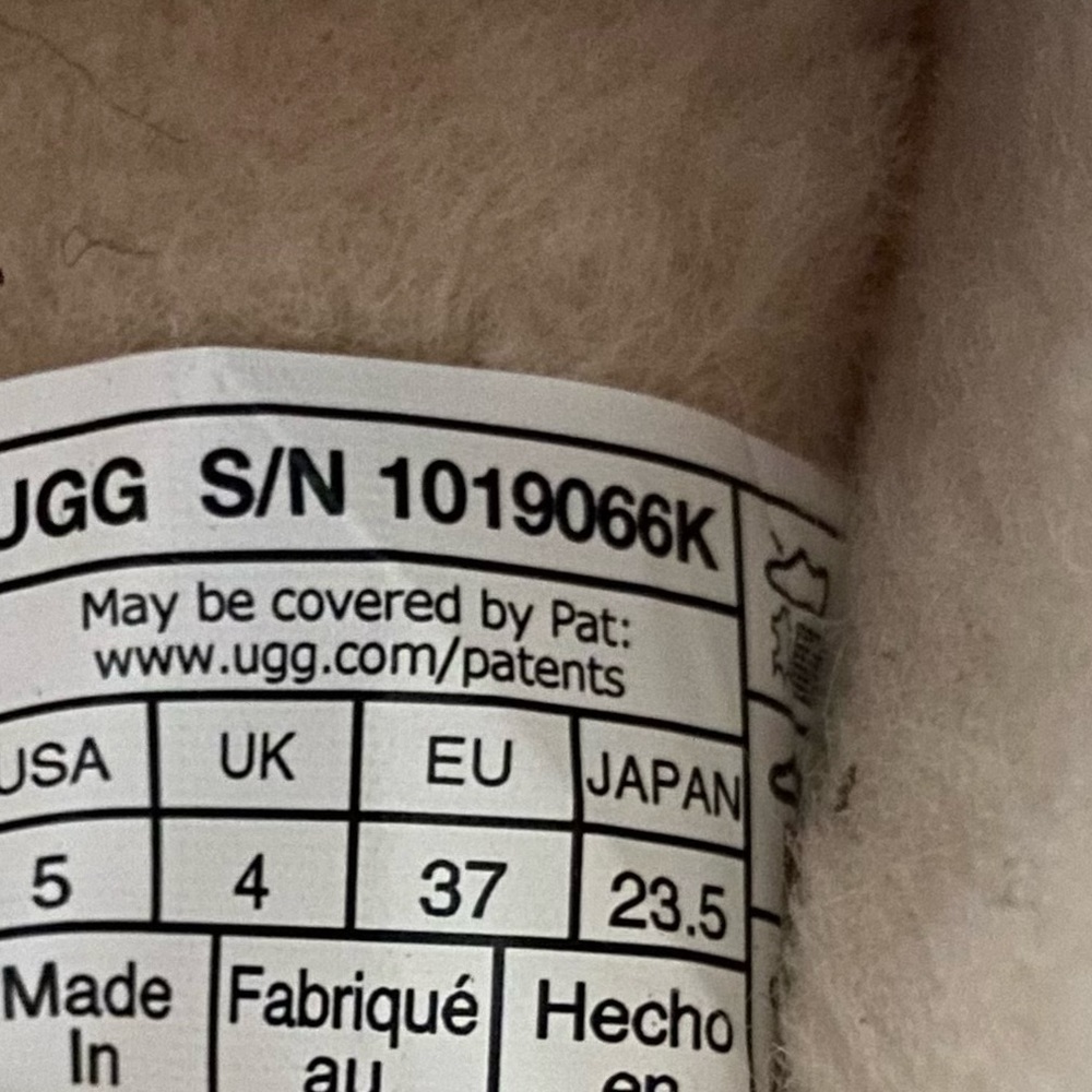 UGG Tasman Slippers Chestnut Kid’s 5 6 = Women’s 7 8 - Picture 7 of 16